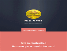 Tablet Screenshot of pizza-pepone.com